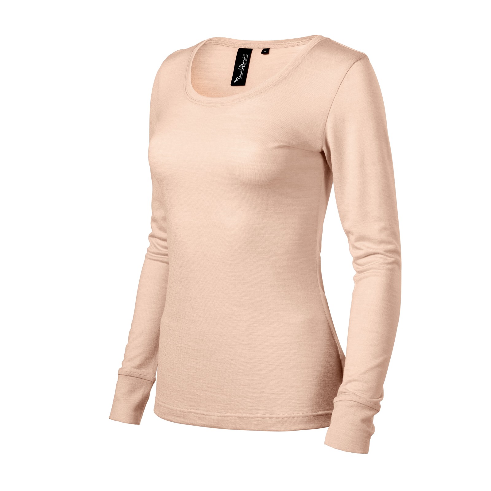 Tricou cu mânecă lungă, de damă, 100% lână merinos, 190 g/mp, Merino Rise LS