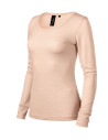 Tricou cu mânecă lungă, de damă, 100% lână merinos, 190 g/mp, Merino Rise LS