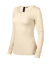 Tricou cu mânecă lungă, de damă, 100% lână merinos, 190 g/mp, Merino Rise LS