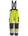 Pantaloni reflectorizanți, impermeabili, căptușiți, 37,5, Clasa 2, Snickers Workwear, 6630, Orange