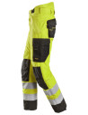 Pantaloni reflectorizanți, impermeabili, căptușiți, 37,5, Clasa 2, Snickers Workwear, 6630, Orange