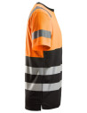 Tricou reflectorizant, CL 1, Snickers Workwear, 2535, Orange/Black
