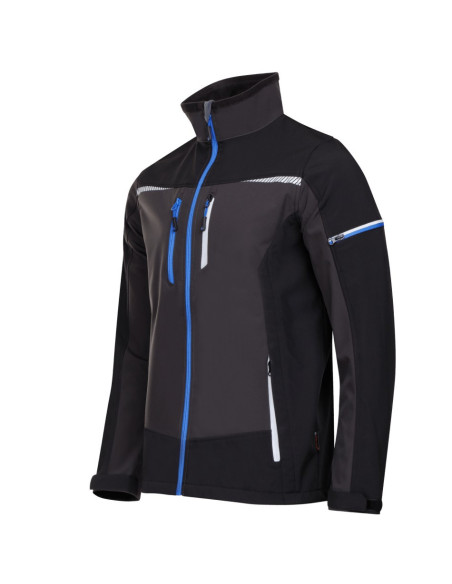 Jachetă impermeabilă pentru bărbați, Prisma Softshell Grey