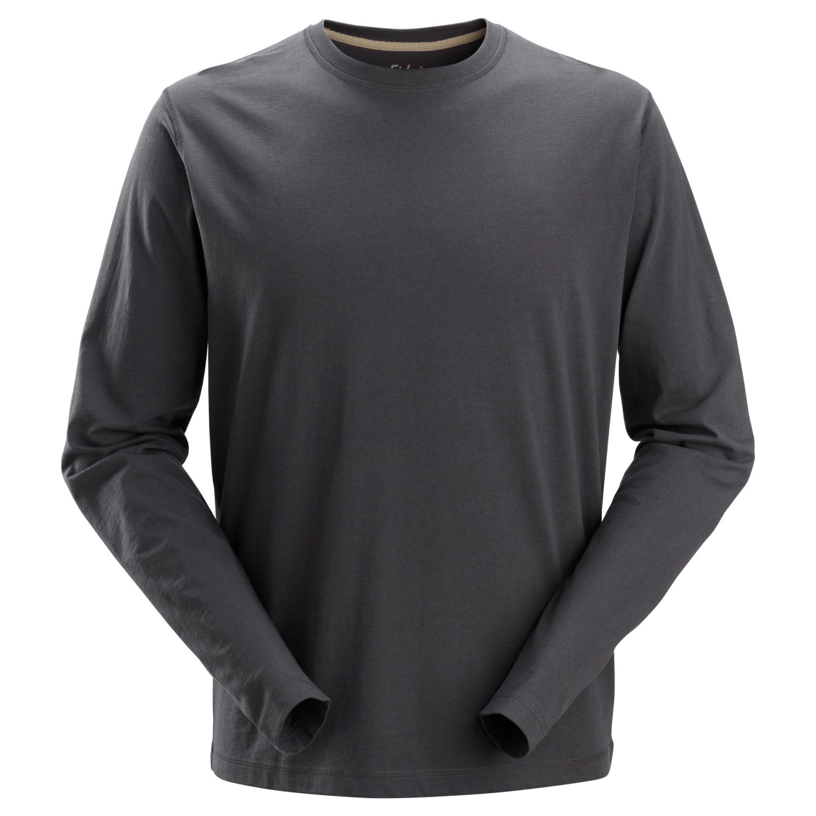 Tricou cu mânecă lungă pentru bărbați, 100% bumbac, Snickers Workwear, 2496, Steel Grey