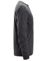 Tricou cu mânecă lungă pentru bărbați, 100% bumbac, Snickers Workwear, 2496, Steel Grey