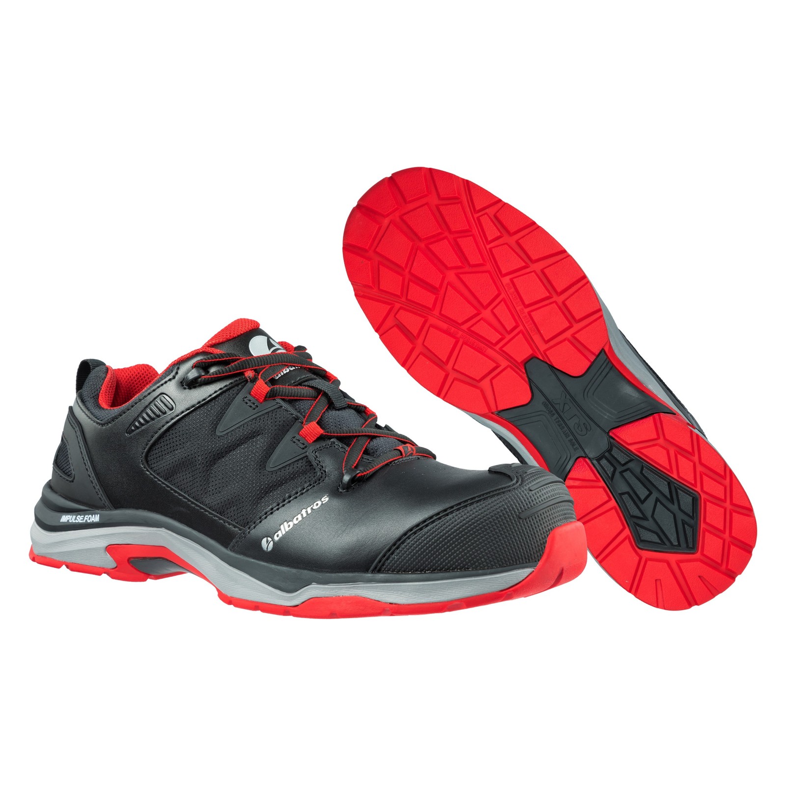 Pantofi de protecție unisex, talpă antiderapantă, Albatros Ultratrail Black Low S3 ESD HRO SRC