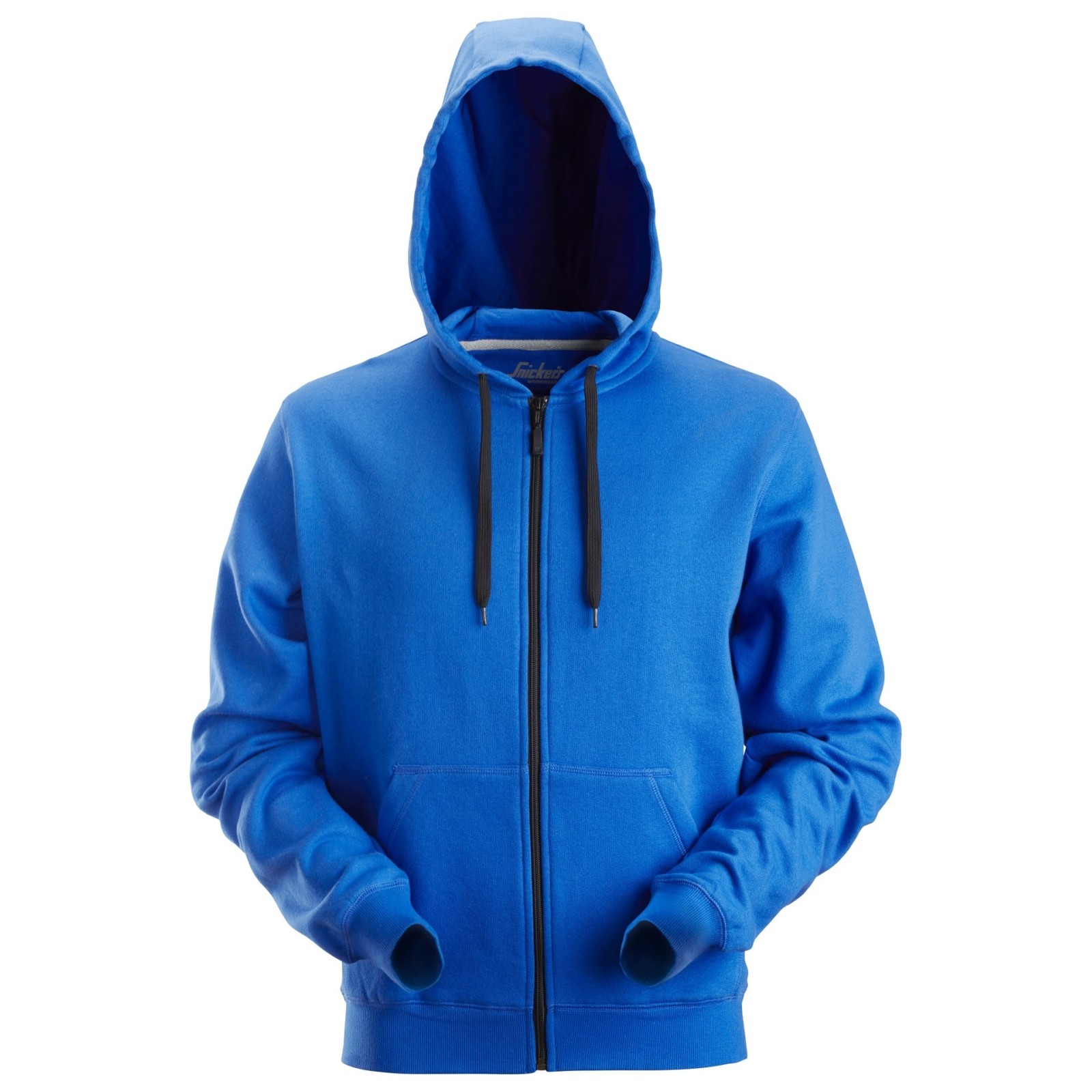 Hanorac cu glugă & fermoar, pentru bărbați, bumbac&poliester, Snickers Workwear, 2801, True Blue