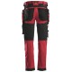 Pantaloni de lucru, stretch, cu buzunare holster, Snickers Workwear, AllroundWork, 6241, Chili Red/Black
