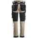 Pantaloni de lucru, stretch, cu buzunare holster, Snickers Workwear, AllroundWork, 6241, Khaki/Black