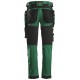 Pantaloni de lucru, stretch, cu buzunare holster, Snickers Workwear, AllroundWork, 6241, Forest Green/Black