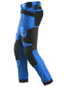 Pantaloni de lucru, stretch, cu buzunare holster, Snickers Workwear, AllroundWork, 6241, True Blue/Black