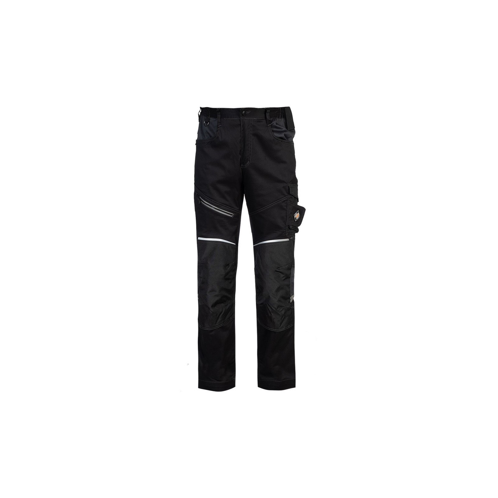 Pantaloni de lucru flexibili & rezistenți, pentru bărbați, Revolt 4Stretch Black/Grey