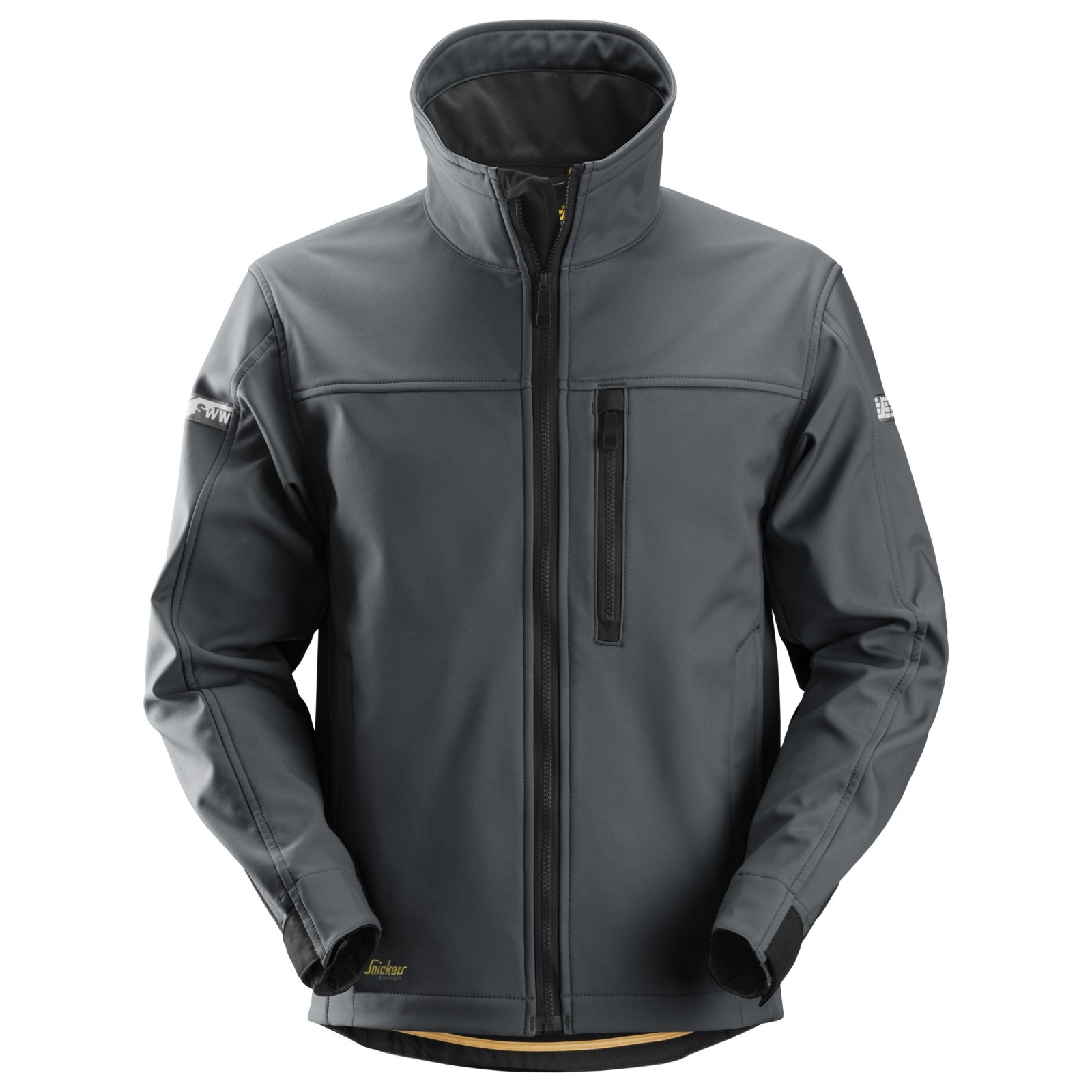 Jachetă softshell pentru bărbați, Snickers Workwear, AllroundWork, 1200, Steel Grey/Black