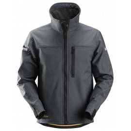 Jachetă softshell pentru bărbați, Snickers Workwear, AllroundWork, 1200, Steel Grey/Black