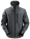 Jachetă softshell pentru bărbați, Snickers Workwear, AllroundWork, 1200, Steel Grey/Black