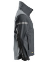 Jachetă softshell pentru bărbați, Snickers Workwear, AllroundWork, 1200, Steel Grey/Black