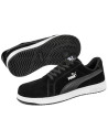 Pantofi de protecție din piele întoarsă, metal-free, Puma Iconic Black S1PL ESD FO HRO SR