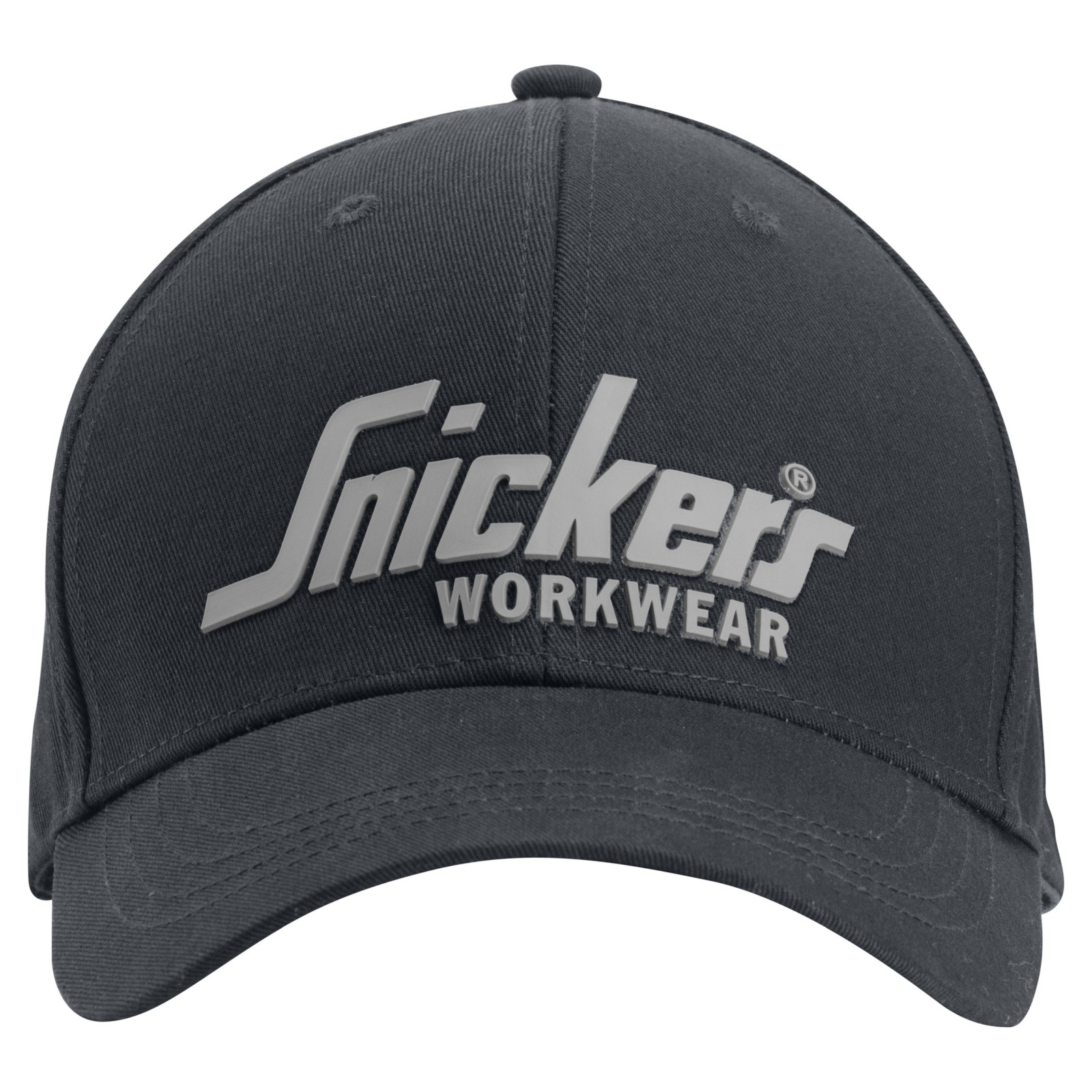 Șapcă reglabilă unisex, 100% bumbac, cu logo, Snickers Workwear, 9041, Black
