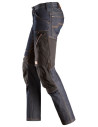 Blugi de lucru flexibili, Snickers Workwear, FlexiWork, 6956, Denim/Black