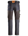 Blugi de lucru flexibili, Snickers Workwear, FlexiWork, 6956, Denim/Black