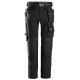 Pantaloni de lucru cu genunchiere integrate & buzunare holster, Snickers Workwear, AllroundWork, 6590, Black/Black