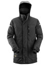 Geacă parka impermeabilă, căptușită, de iarnă, 37.5, Snickers Workwear, AllroundWork, 1800, Black/Black
