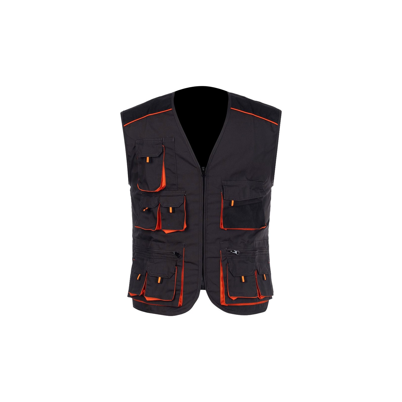 Vestă de lucru cu buzunare multifuncționale, bumbac/poliester, 260 g/mp, Emerton Vest