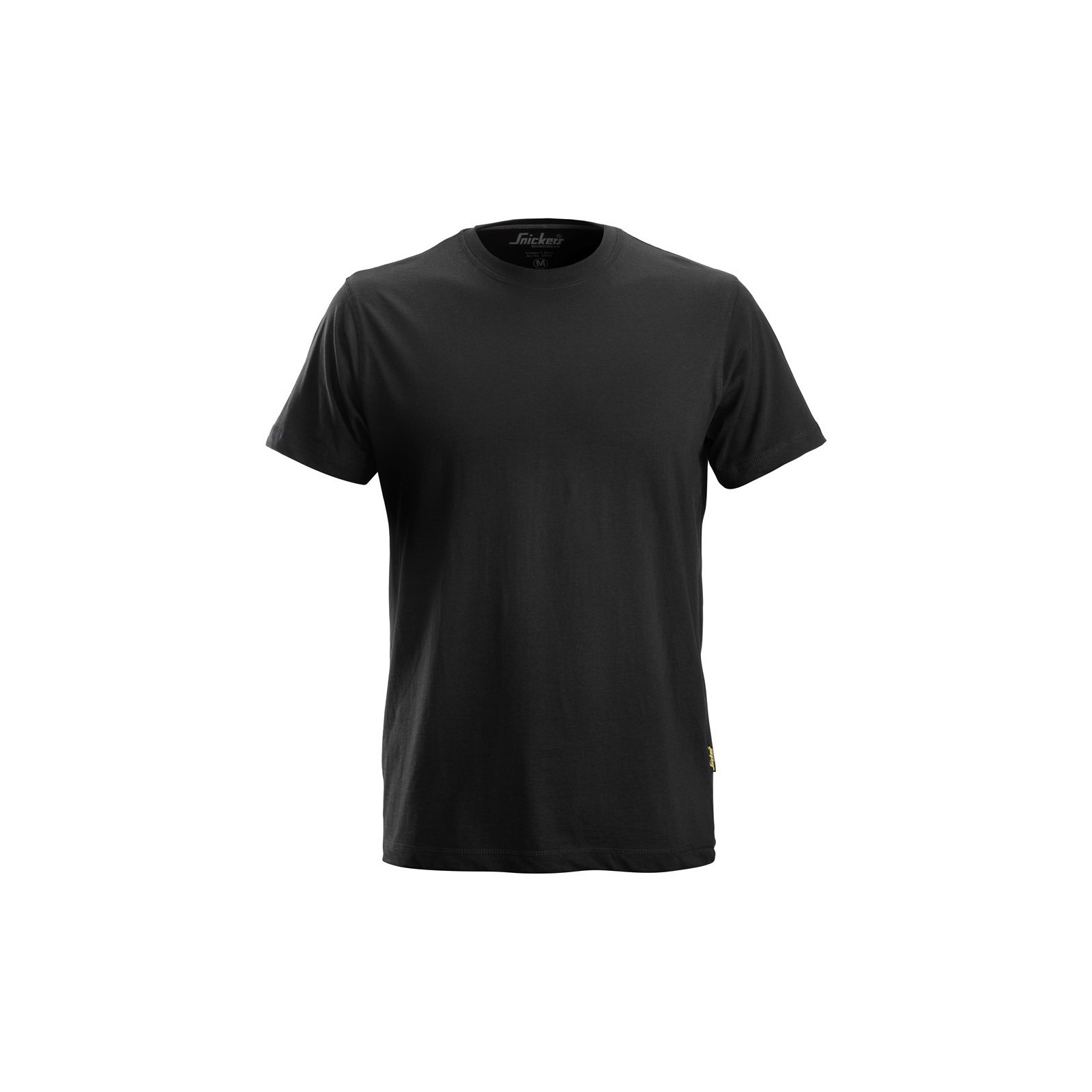 Tricou de bărbați, bumbac 100%, Snickers Workwear Classic, 2502, Black