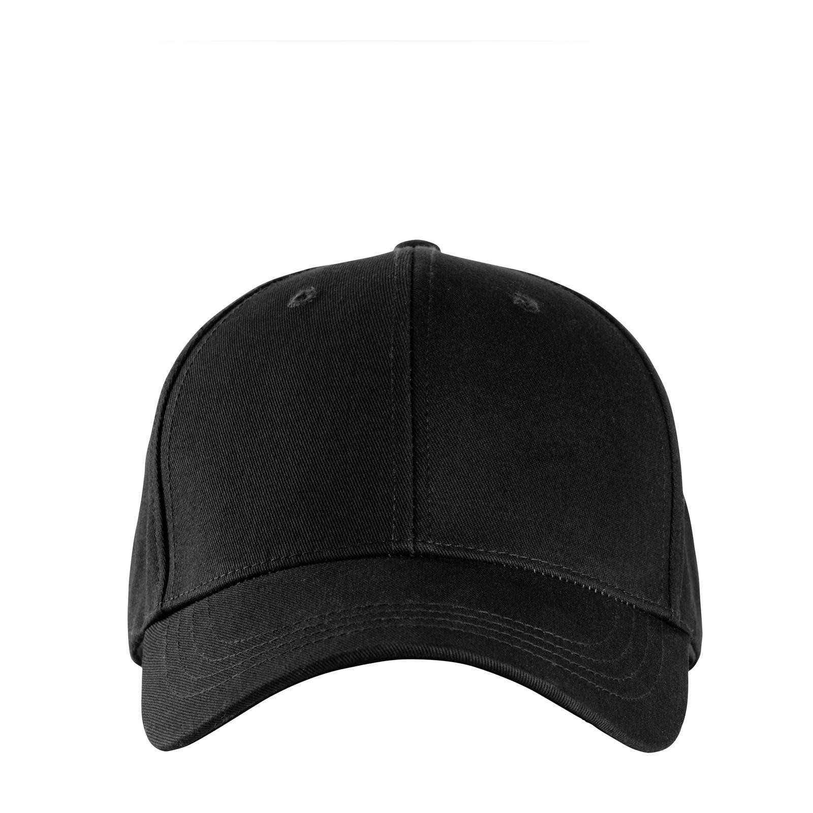 Șapcă reglabilă unisex, 100% bumbac, 340 g/mp, Snickers Workwear AllroundWork, 9079, Black
