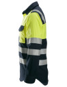 Cămașă cu mânecă lungă, multinormă, reflectorizantă, CL 1, Snickers Workwear, ProtecWork, 8560, Navy/Yellow
