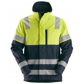 Jachetă de protecție, multinormă, reflectorizantă, CL 1, Snickers Workwear, ProtecWork, 1560, Navy/Yellow