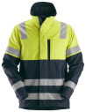 Jachetă de protecție, multinormă, reflectorizantă, CL 1, Snickers Workwear, ProtecWork, 1560, Navy/Yellow