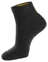 Set 3 perechi x șosete scurte din bumbac, utilizare zilnică, Snickers Workwear, 9221, Black