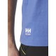 Tricou unisex Helly Hansen Manchester, cu mânecă scurtă, albastru, bumbac 100%, 150 g/mp