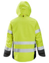 Geacă impermeabilă, GORE-TEX, multinormă, reflectorizantă, CL 3, Snickers Workwear, ProtecWork, 1668, Yellow/Navy