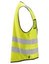 Vestă reflectorizantă cu fermoar și buzunare, CL 2, Snickers Workwear, 4310, Yellow