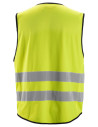 Vestă reflectorizantă cu fermoar și buzunare, CL 2, Snickers Workwear, 4310, Yellow