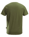 Tricou de bărbați, bumbac 100%, Snickers Workwear Classic, 2502, Khaki Green