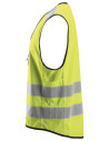 Vestă reflectorizantă cu fermoar și buzunare laterale, CL 2, Snickers Workwear, 9153, Yellow