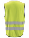 Vestă reflectorizantă cu fermoar și buzunare laterale, CL 2, Snickers Workwear, 9153, Yellow