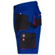 Pantaloni scurți de lucru, cu buzunare multifuncționale, din tercot, 260 g/mp, Kastor Royal Blue