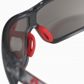 Ochelari de protecție Hellberg Krypton Red, cu lentile tratate anti-zgâriere & anti-aburire