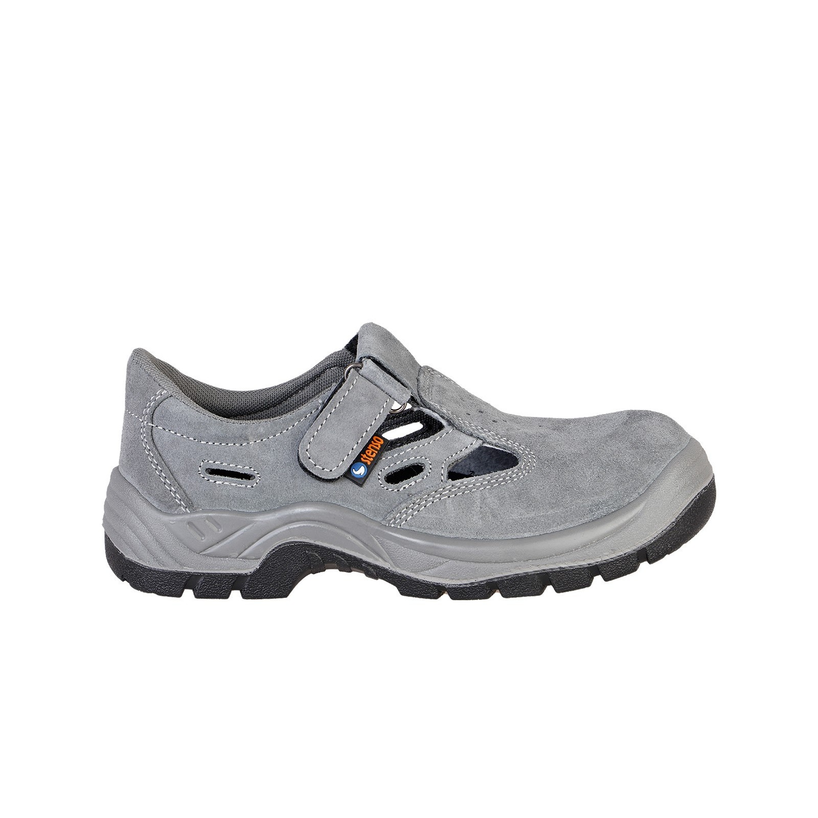 Sandale de lucru unisex, din piele întoarsă, fără bombeu, Touareg O1