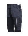 Salopetă de lucru flexibilă & rezistentă, pentru bărbați, Revolt 4Stretch Grey/Black/Petrol