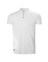 Tricou polo cu maneca scurta Helly Hansen Manchester, Alb, Bumbac 100%, 190 g/mp
