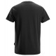 Tricou de bărbați, bumbac 100%, Snickers Workwear Classic Logo, 2586, Black