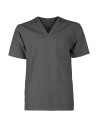 Costum medical unisex: tunică + pantaloni, bumbac & poliester, 120 g/mp, M3 Dark Grey