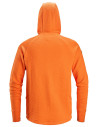 Hanorac cu glugă & fermoar, strat intermediar, Snickers Workwear, FlexiWork, 8405, Warm Orange