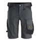 Pantaloni scurți de lucru, stretch, Snickers Workwear, AllroundWork, 6143, Steel Grey/Black