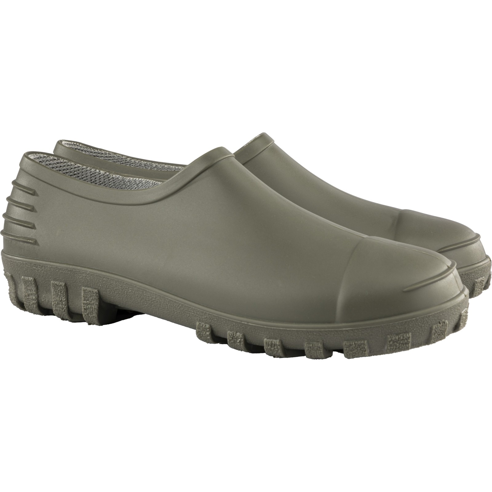 Galoși ARNO unisex din PVC, kaki, rezistenți la apă, uleiuri, acizi, antiderapanți